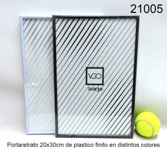 Imagen de PORTARETRATO PLASTICO FINITO 20X30 3.25